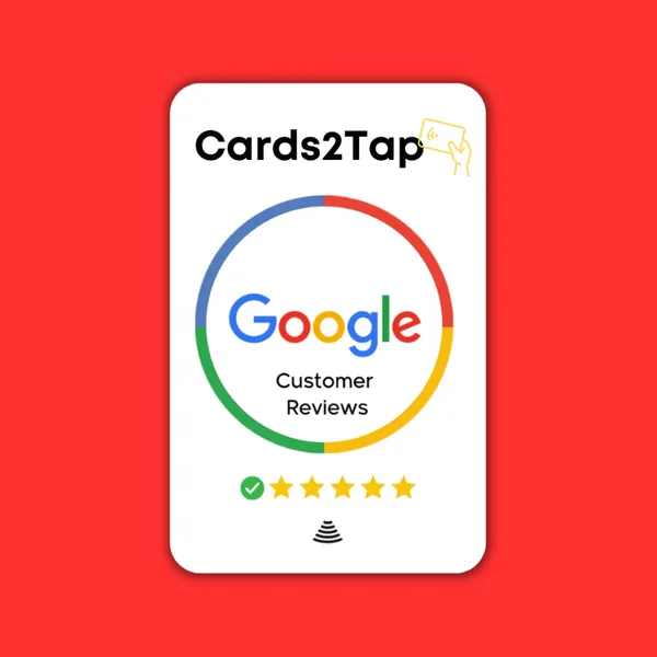 1 Google Review Card by Cards2Tap